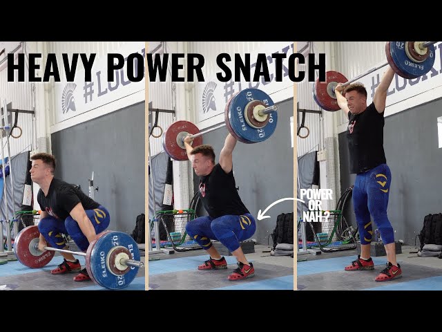 My Boyfriend's squat program & heavy power snatch