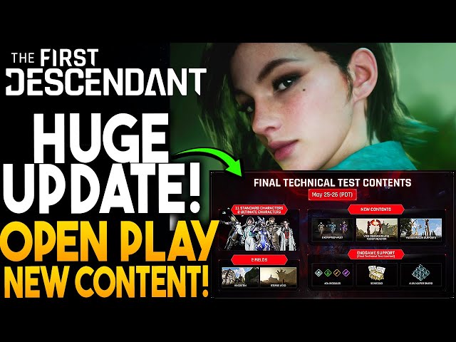 The First Descendant NEW CONTENT UPDATE - Release Date, New Beta Rewards And Gameplay Changes