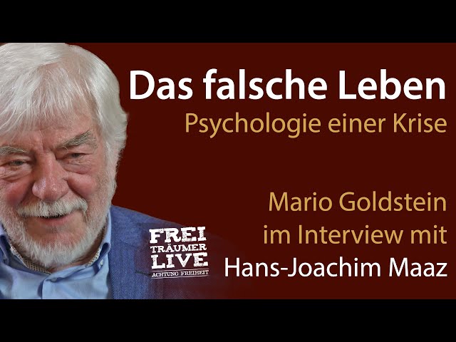 Das falsche Leben - Die narzisstische Normopathie der Gesellschaft - Interview mit Hans-Joachim Maaz