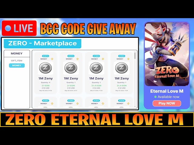 Eternal Love Free To play And Earn Mobile | Free BCC code Give Away