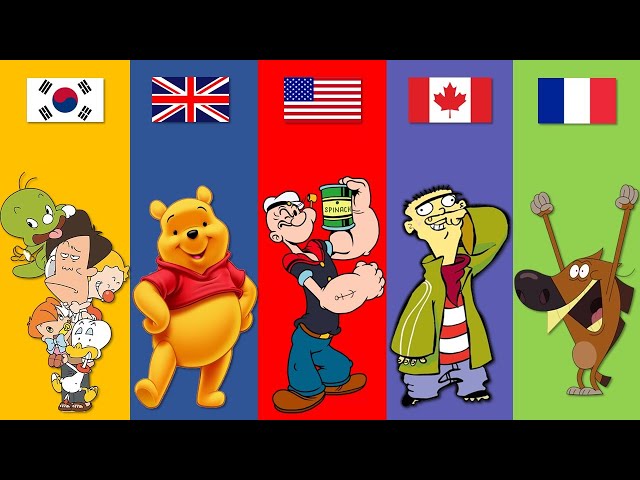 Cartoons From Different Countries | Pt.7