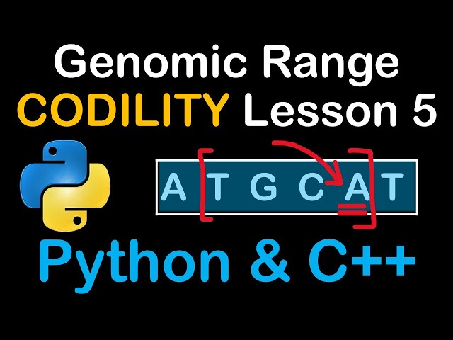 Genomic Range Query Solution in Python and C++ Codility Solutions Lesson 5