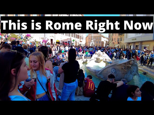 Rome Italy, This is how Rome looks like right now. Rome walking tour 2024