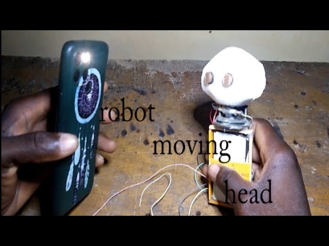 how to make robot moving head