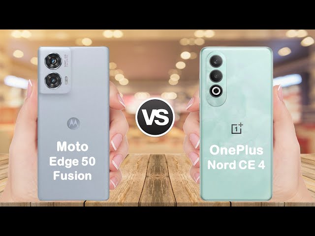Moto Edge 50 Fusion vs OnePlus Nord CE 4 || Full comparison || Which is better ?