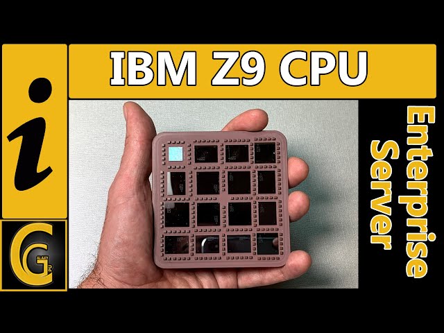 IBM Z9 Mainframe MCM Ceramic CPU out of IBM Business Class Server