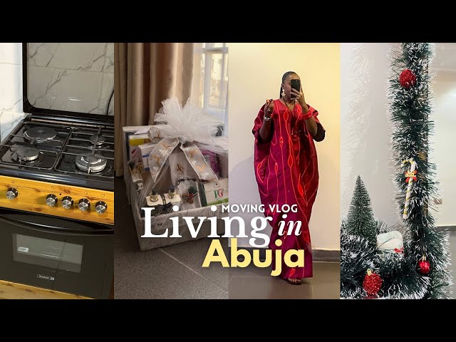 ABUJA MOVING VLOG 3 | First Christmas!!! home-cooked meals, setting up gas cooker | days in my life