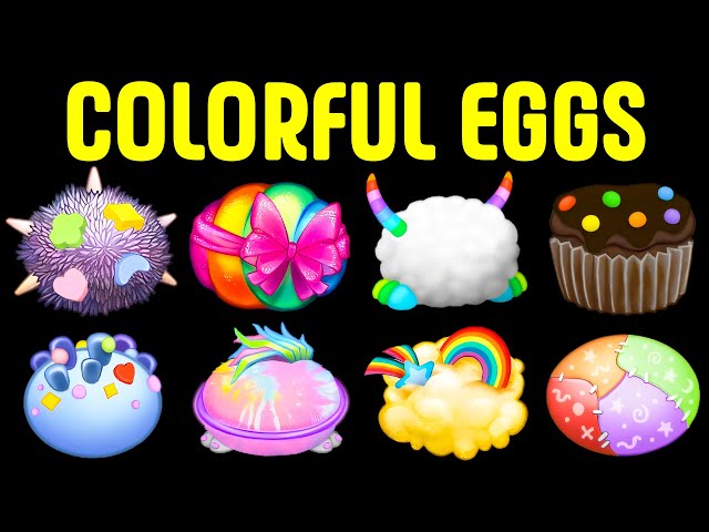 All Colorful Eggs (My Singing Monsters)