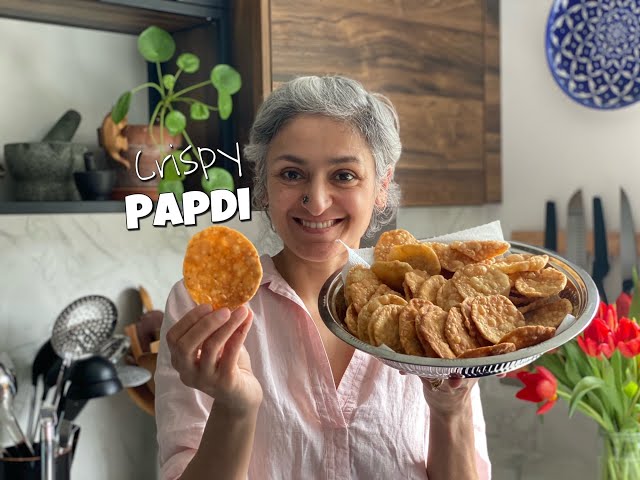 HOW TO MAKE PAPDI AT HOME | Crispy papdi snacks | Papdi chaat | Food with Chetna