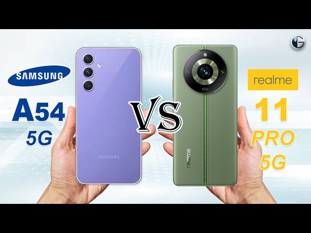SAMSUNG A54 5G vs REALME 11 PRO 5G || Full Specs Comparison