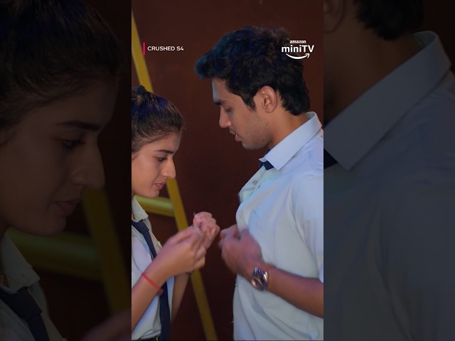 Crushed Season 4 Aadhya And Sam Romantic Scene Ft. Aadhya Anand, Rudhraksh Jaiswal | #amazonminitv