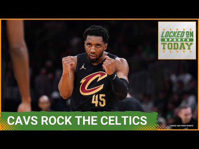 Donovan Mitchell and the Cleveland Cavaliers stun the Boston Celtics! | Sports Podcast