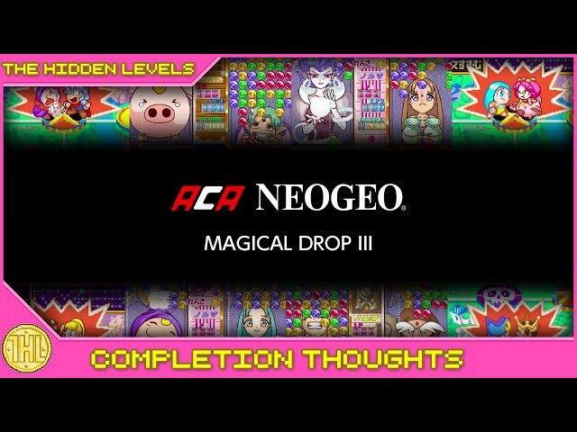 ACA NeoGeo Magical Drop 3 Completion Thoughts (Xbox One)