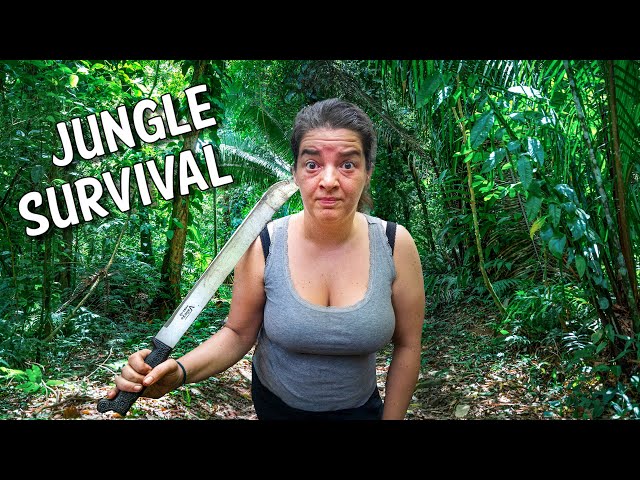 48 HOUR SURVIVAL CHALLENGE IN THE JUNGLE (no water, no shelter)