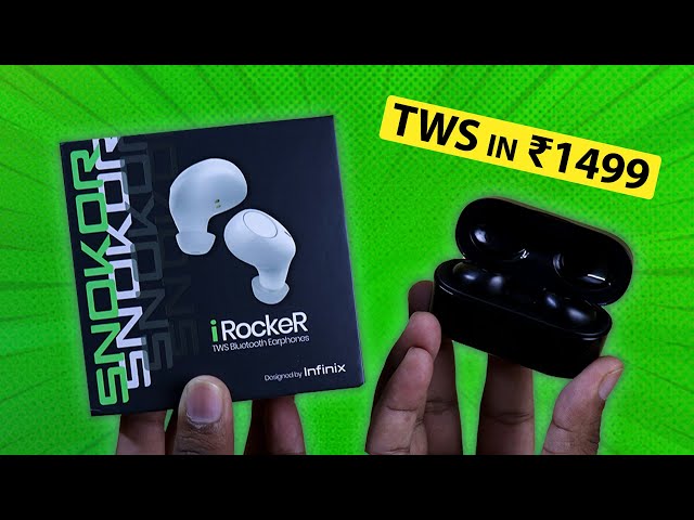 Infinix Snokor iRockerR TWS in Rs 1499 - Unbxoing & Review! 🔥