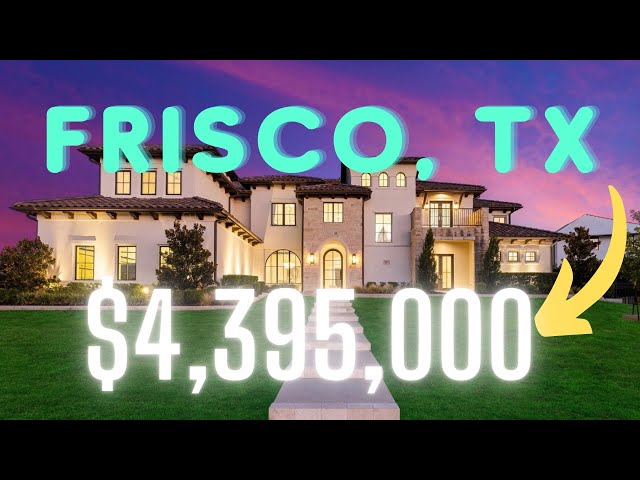 $4.3 Million Dollar Home in Frisco TX [Dallas TX Top Homes]