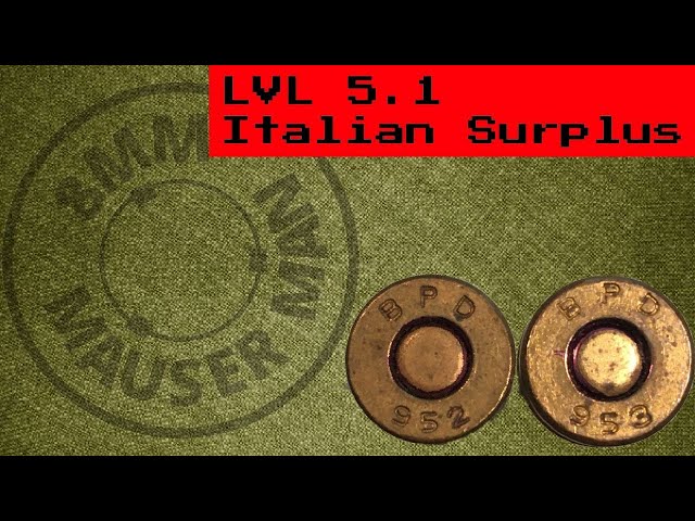Surplus 8mm Ammo Review: Italian Part 1