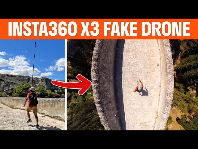 Insta360 X3 Fake Drone Tutorial
