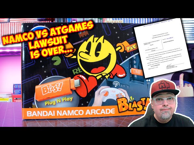 Its OVER! Bandai Namco Lawsuit Against AtGames Dismissed! Pac-Man Blast Reissued With Arcade Roms!