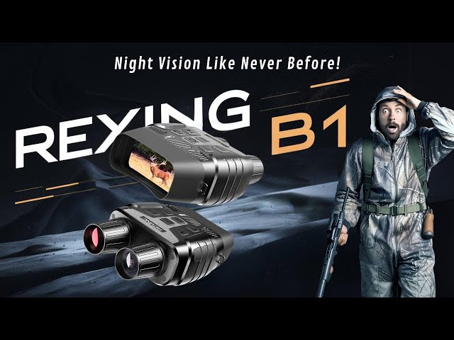 Rexing B1 Night Vision Goggles Binoculars with LCD Screen, Infrared Digital Camera