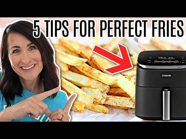 Top 5 Tips for PERFECT Air Fryer French Fries (Homemade)