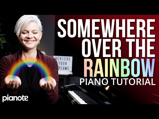 How to Play "Somewhere Over The Rainbow" 🌈 (Beginner Piano Lesson)