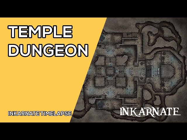 Temple Dungeon | Inkarnate Timelapse