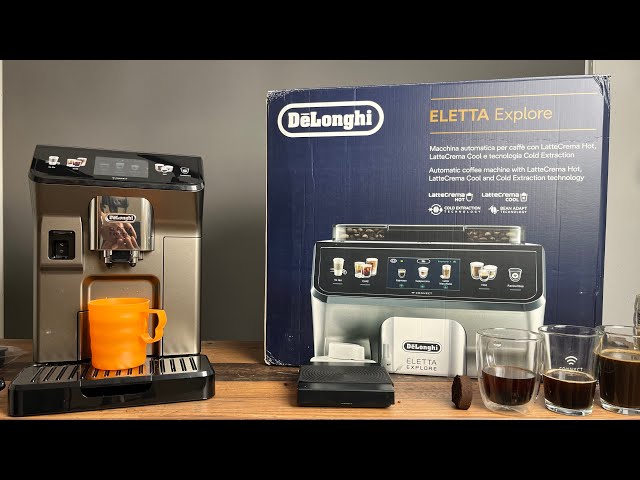 Delonghi Eletta Explore Superautomatic Coffee Machine - Live Unboxing!