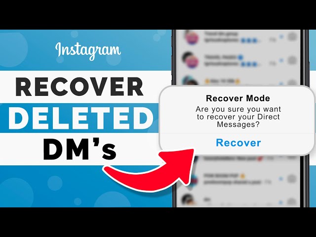 How to Recover Deleted Messages on Instagram in 2022 - Instagram DMs