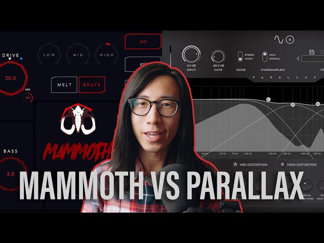 BEST SPLIT-BAND BASS AMP SIM? Aurora DSP Mammoth in the Mix | Mammoth vs Neural DSP Parallax