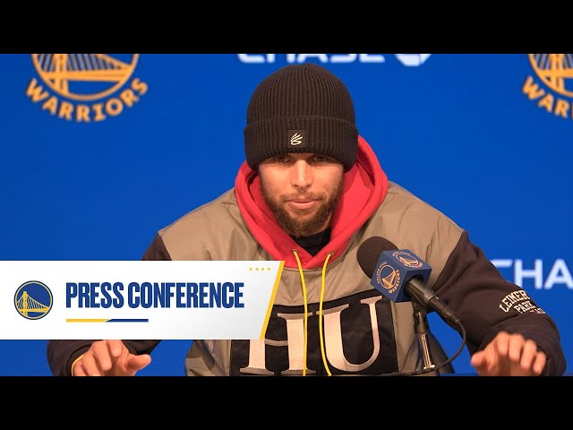 Stephen Curry Comments on Warriors' Close Loss to Thunder | Nov. 19, 2023