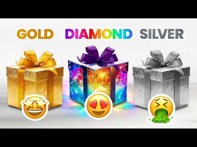 Choose Your Gift! 🎁 Gold, Diamond or Silver ⭐💎🤍  || #woudyourather #pickonekickone #quizchallenge