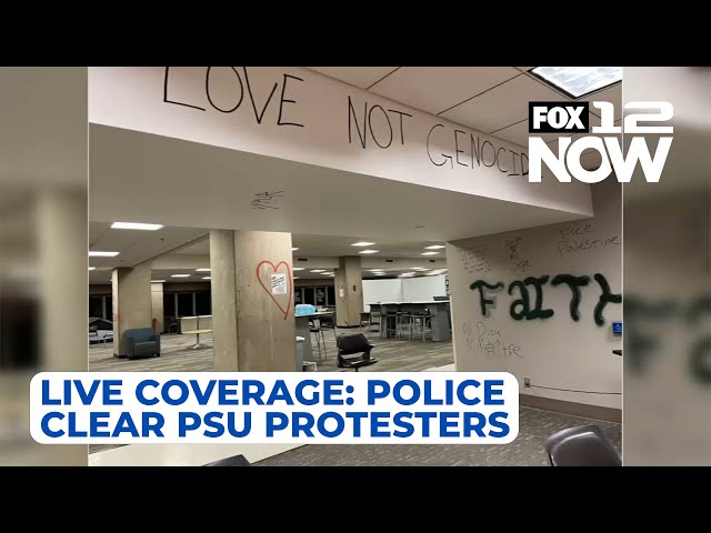 LIVE: Continuing coverage as police clear protesters out of PSU library