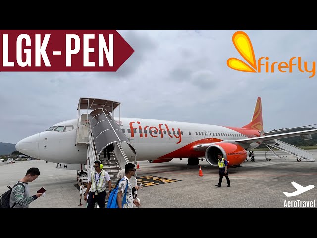 FIREFLY TRIPREPORT | LANGKAWI - PENANG | BOEING 737-800 | COMPLIMENTARY ONBOARD SERVICE 4K ULTRA HD