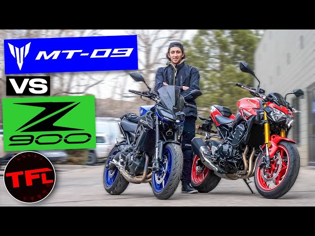 Yamaha MT-09 vs Kawasaki Z900! Which Naked Bike Is KING?