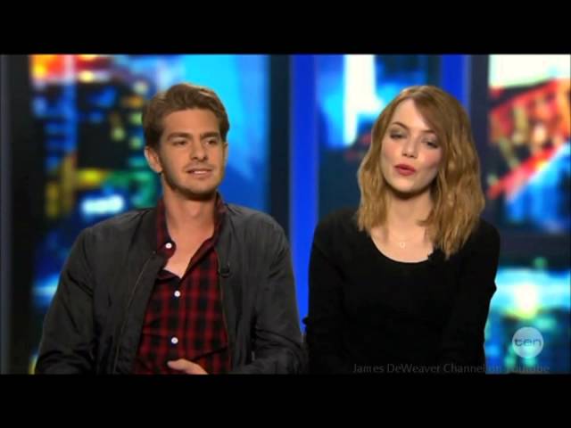 Andrew Garfield & Emma Stone 'Spider-Man's Junk' Australian Tv Interview