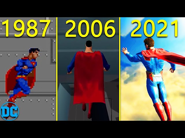 Evolution of Superman in Games 1979-2021