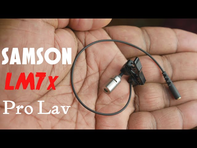 Samson LM7x Professional Lavalier  Microphone review, smallest mic