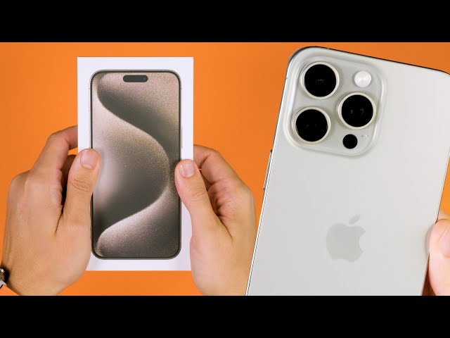 iPhone 15 Pro Max KUTU AÇILIŞI | (Natürel Titanyum & 1TB)