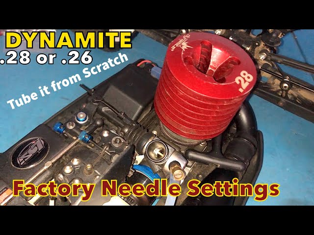 Tuning and factory needle settings for Losi 8  .28  .26 Dynamite nitro engine