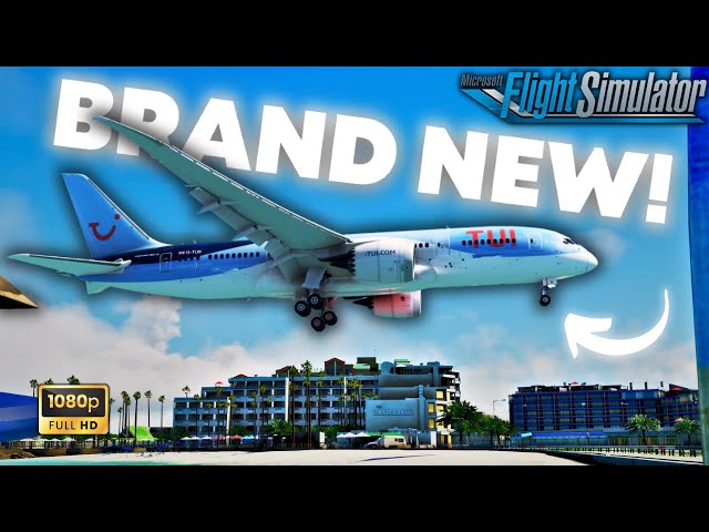 STUNNING Landing in ST MARTIN | BRAND NEW Kuro Boeing 787-8 v2 | Microsoft Flight Simulator 2020