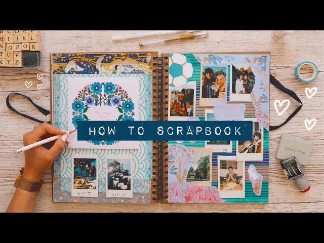 🎨 DIY HOW TO SCRAPBOOK || inspiration & ideas