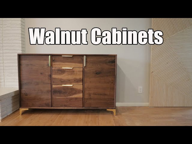 Walnut Cabinets - TV Console - Sideboard