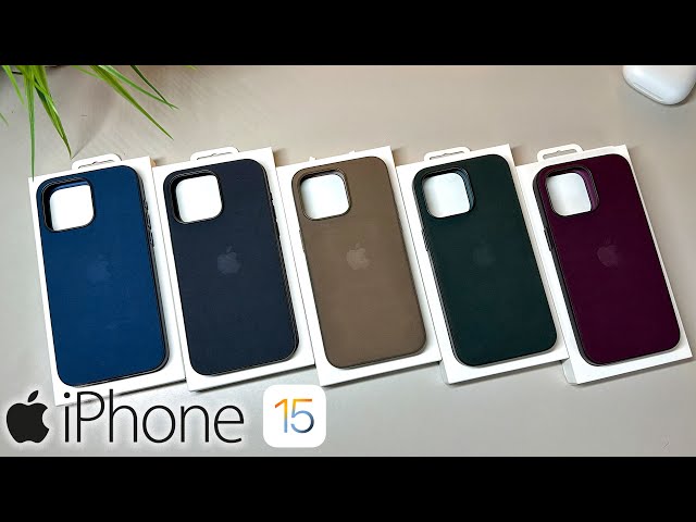 ALL-NEW 2023 FineWoven Cases for iPhone 15, 15 Plus, 15 Pro, 15 Pro Max (Worse than Leather)