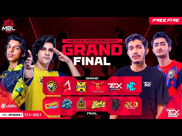 Grand Final | Master Blaster Series 2024 | Episode 1 | @rzxesofficial @FreeFireEsportsPakistan