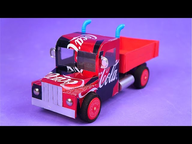 AMAZING TRUCK MADE WITH ALUMINUM CANS – DIY TOY TRUCK
