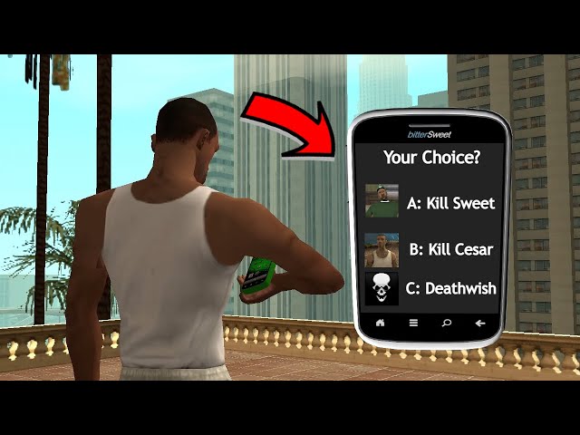 What If You Can Choose Ending Of GTA San Andreas?