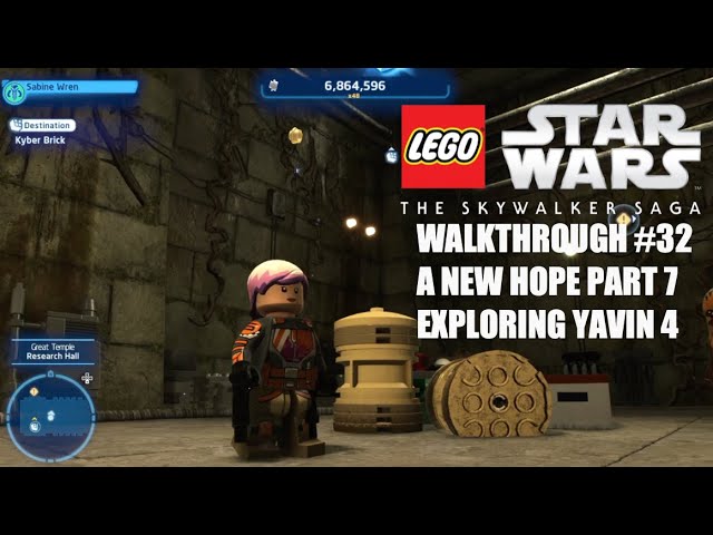 LEGO Star Wars The Skywalker Saga Walkthrough #32 | A New Hope Part 7 | Exploring Yavin 4