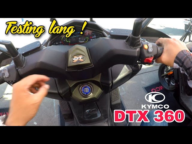 Tinesting Ko Ang Kymco DTX 360 - 350cc - Nahirapan ako sa liit ng Space 😂