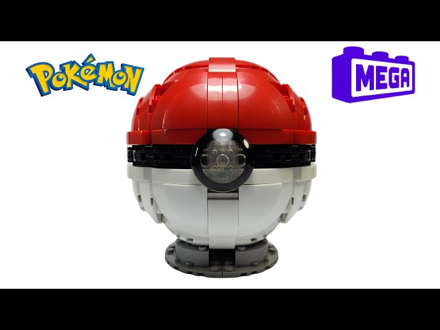 Building MEGA Pokemon Jumbo Poke Ball - LEGO Pokemon Speed Build